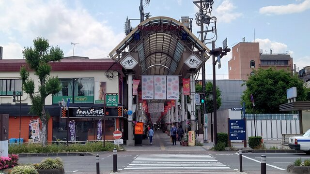 長野市の中心部「権堂商店街」