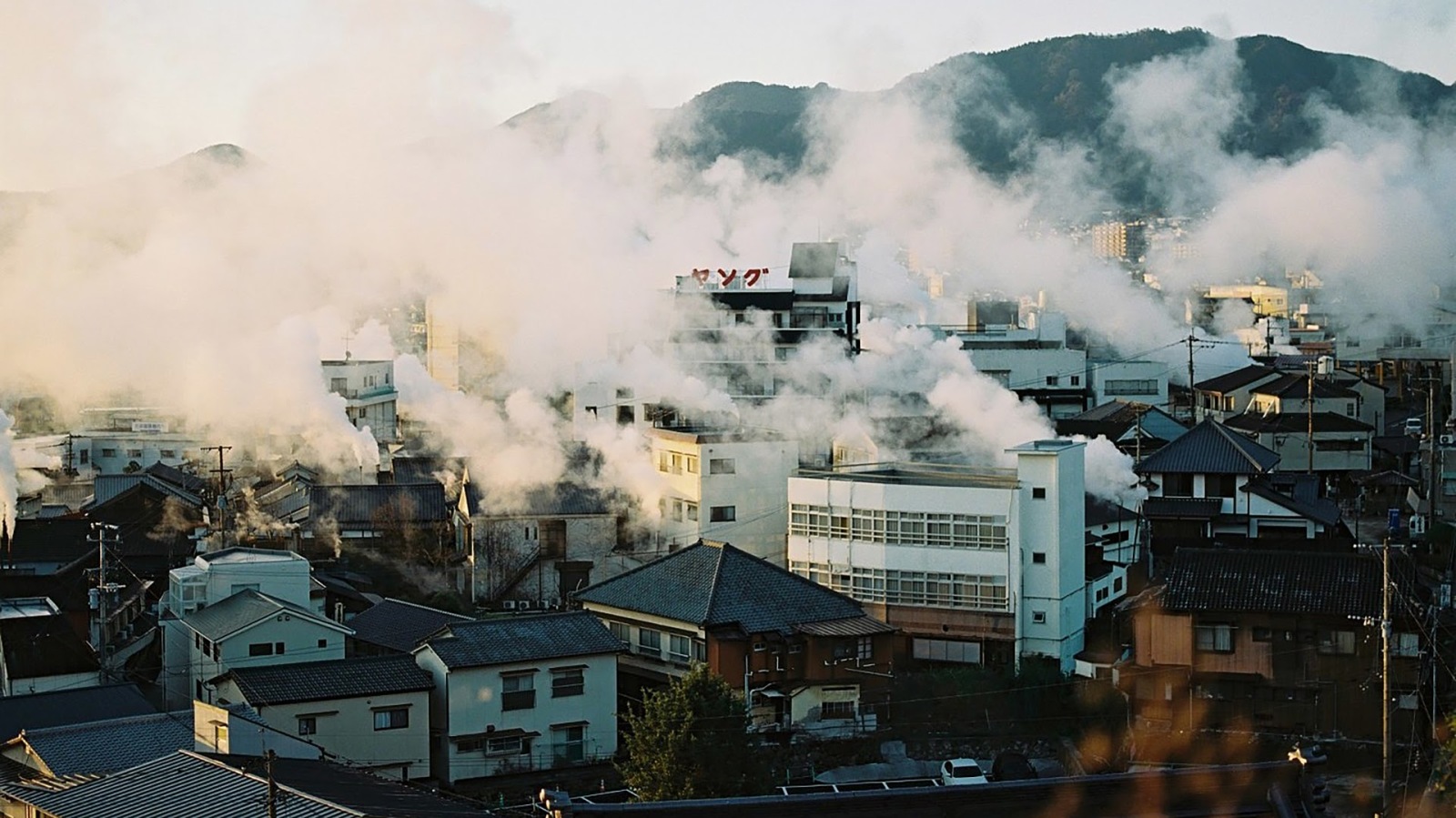 別府の町の風景