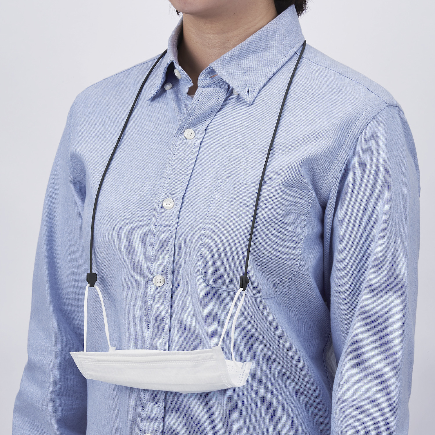 マスク用抗菌ネックストラップ