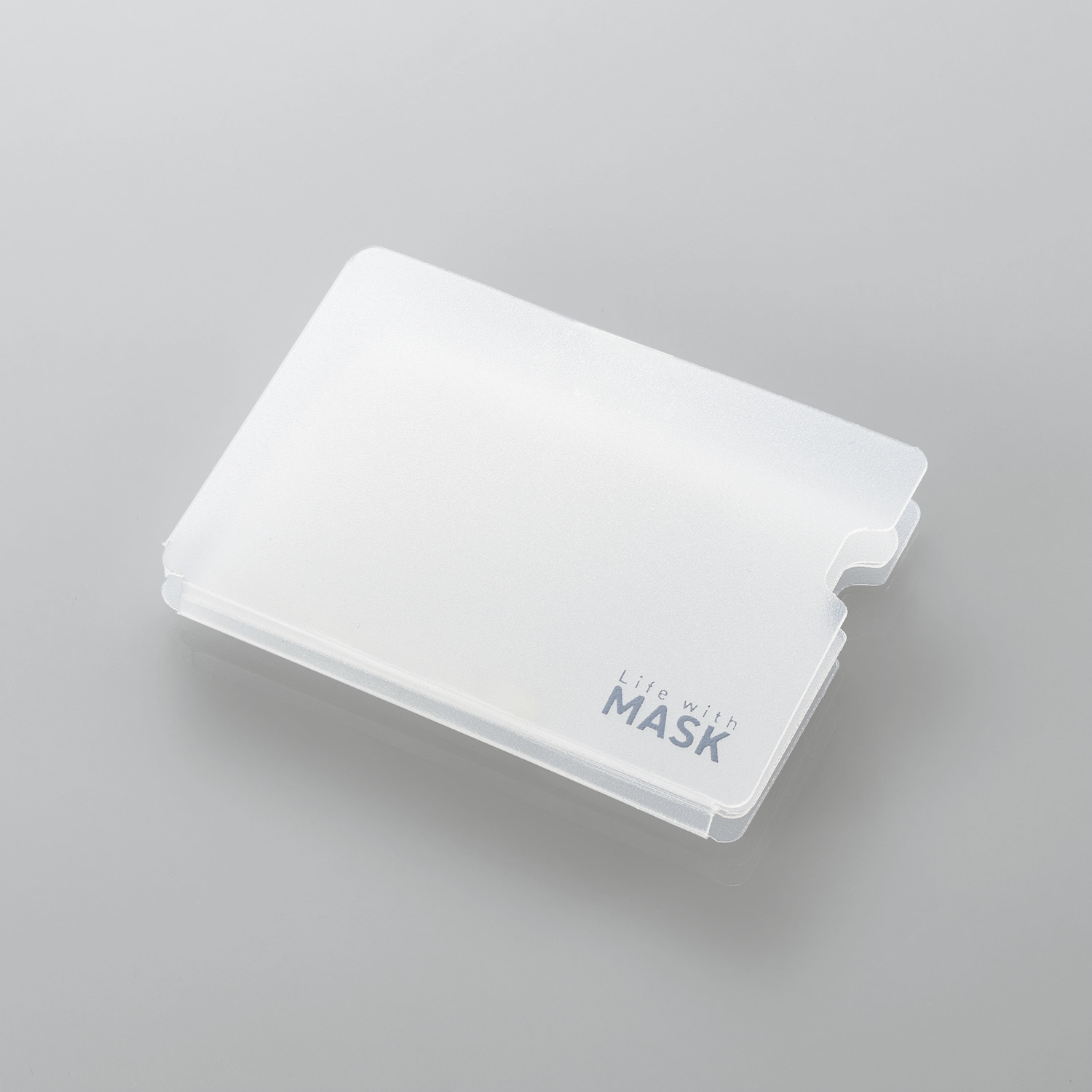折りたたみマスクケース クリア