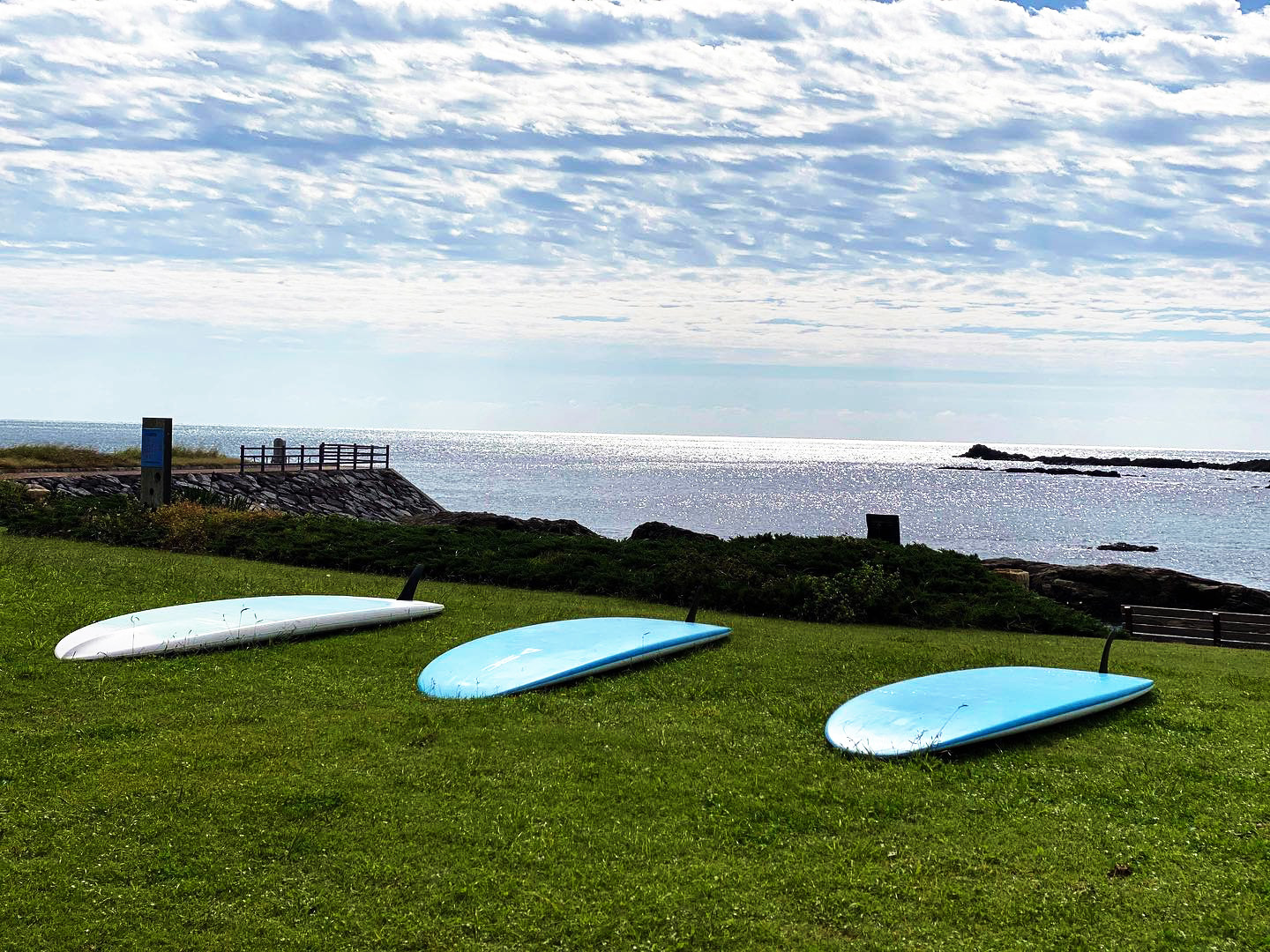 白浜の海とSUP