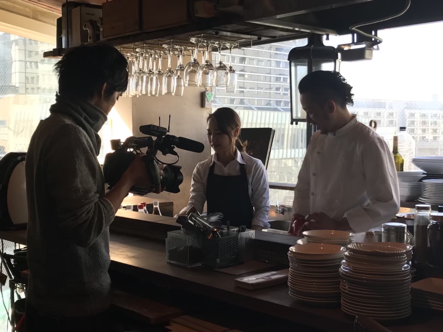 高橋さんの普段の仕事風景