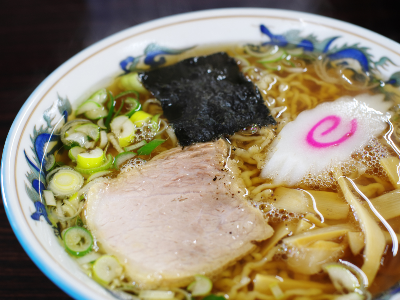 そばの店ひらま　中華そばクローズアップ