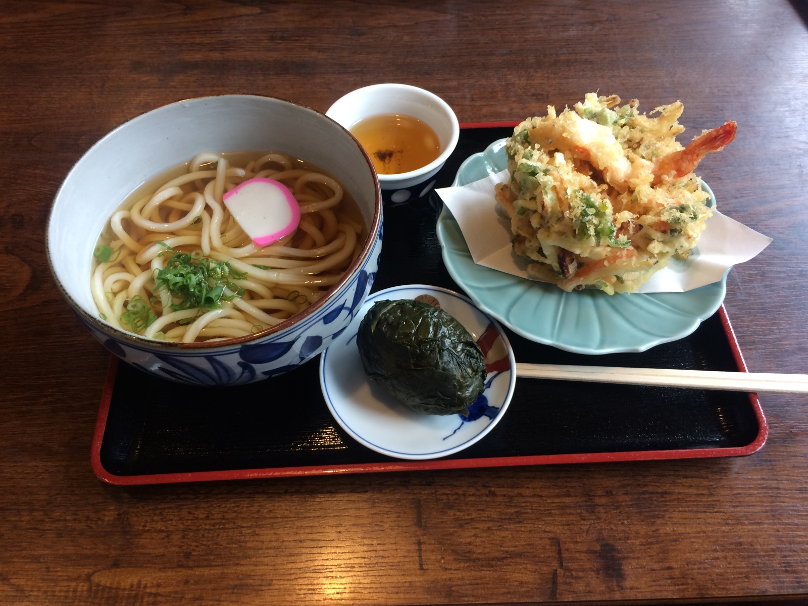 しもじ本宮店のめはり寿司とうどん