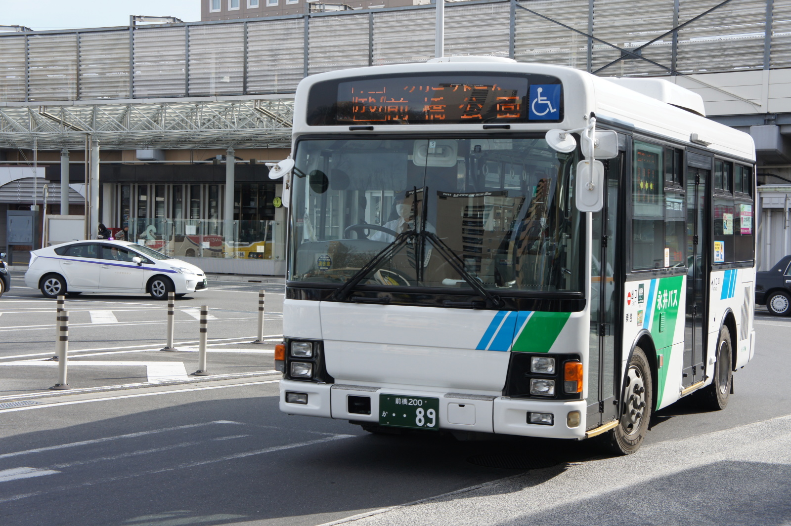 前橋市内を循環する永井バス